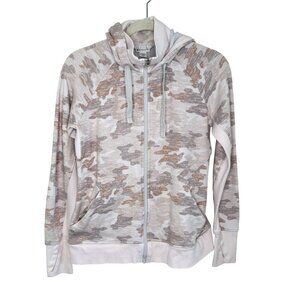 Athleta Pink Camo Full-Zip Hoodie, M